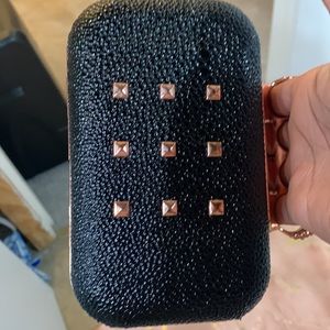 Beautiful Black Studded Clutch